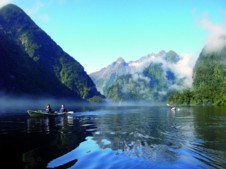  Spectacular view in Doubtful Sound New Zealand on a beautiful day 
